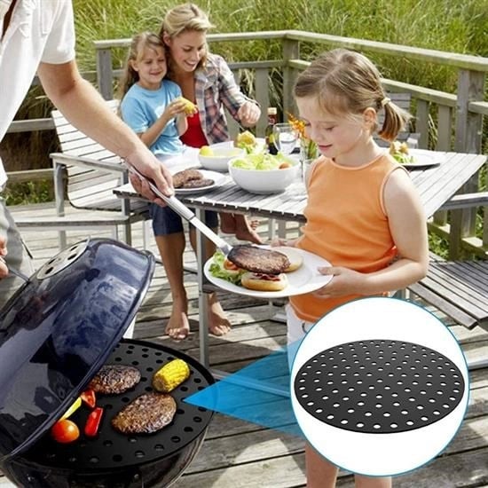 Renkli Isıya Dayanıklı Yıkanılabilir Silikon Fırın Ve Airfryer Yuvarlak Pişirme Matı 23 Cm Bx40