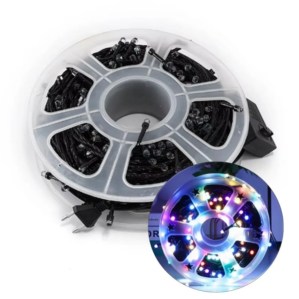 Renkli Vip Profesyonel 25 Metre Renkli Led Işık 220v Fişli Renkli Bx40