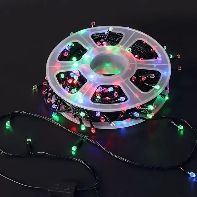 Renkli Vip Profesyonel 25 Metre Renkli Led Işık 220v Fişli Renkli Bx40