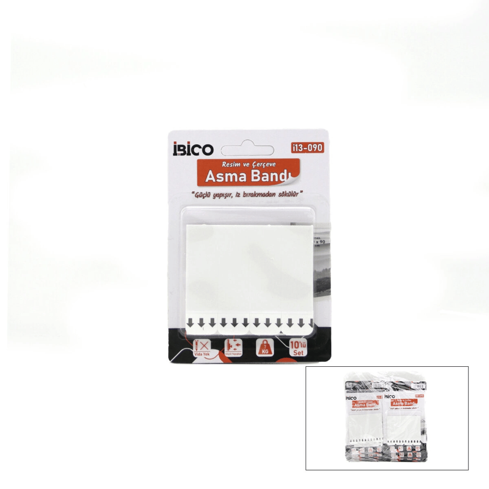 Resim ve Çerçeve Asma Bandı - 10lu Paket - 7 kg Taşıma Kapasitesi