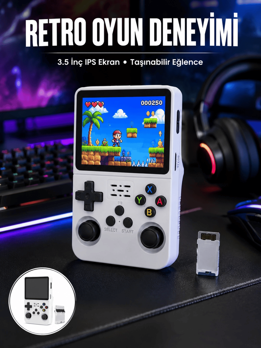Retro El Konsolu – Gelişmiş Donanım ve Özelleştirilebilir Yazılım Yapısı Yeni Nesil