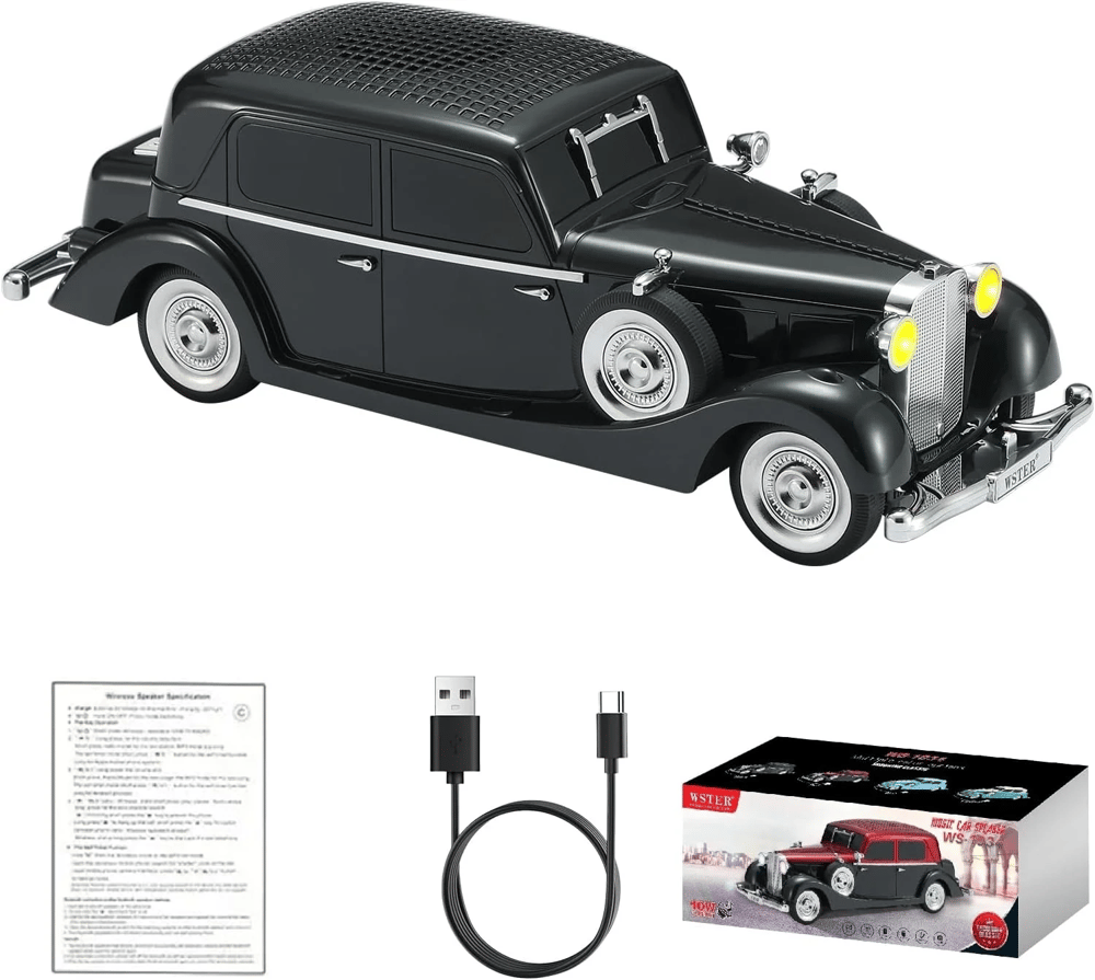 Retro Klasik Araba Bluetooth Hoparlör Kablosuz Hd Ses Fm Radyo Yg-239 Bx40