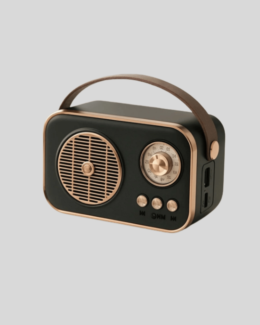 Retro Tarz Kablosuz Radyo – Bluetooth, USB ve TF Kart Girişli