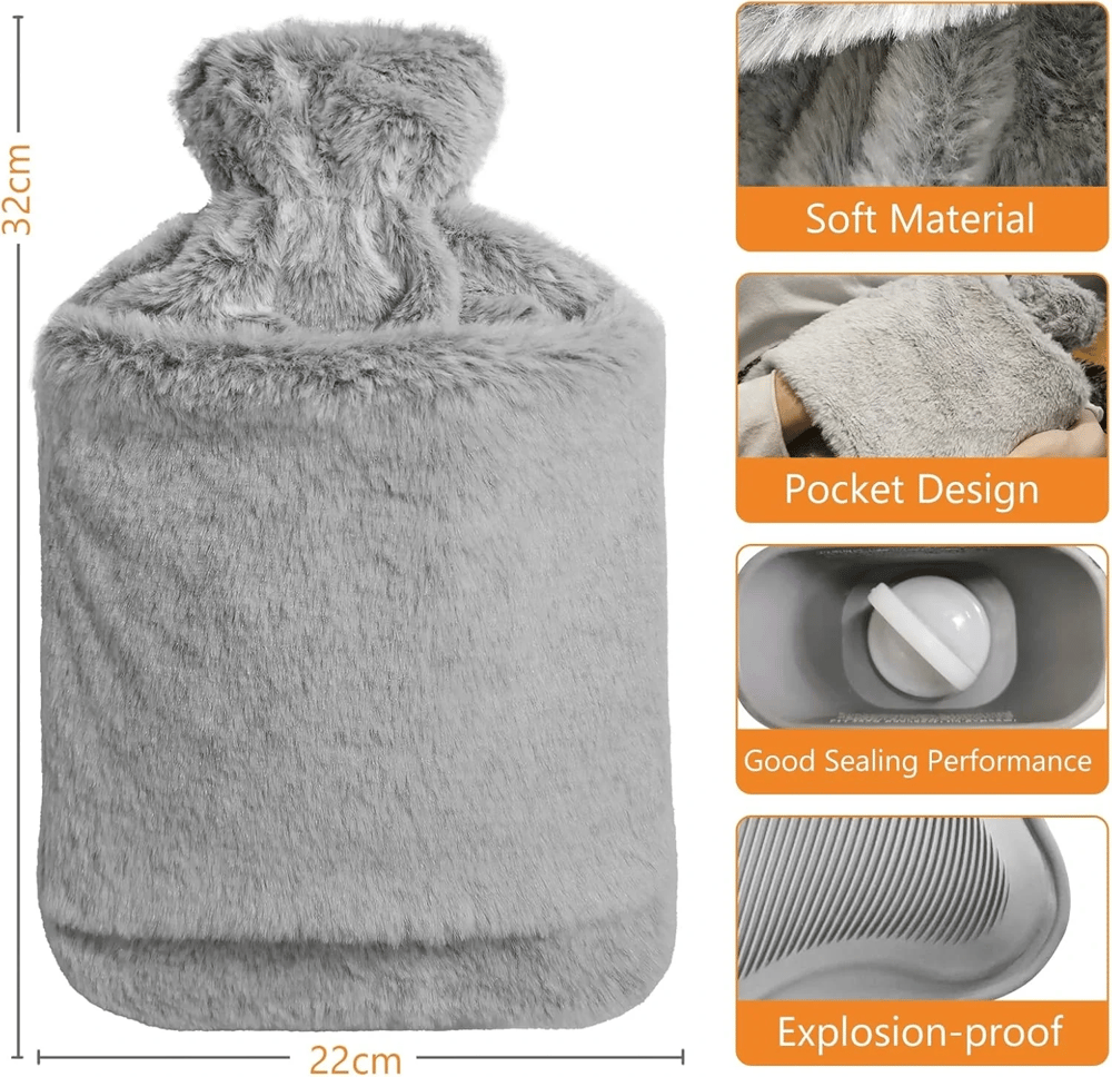 Rubby Sıcak Su Torbaları Peluşlu Bx40
