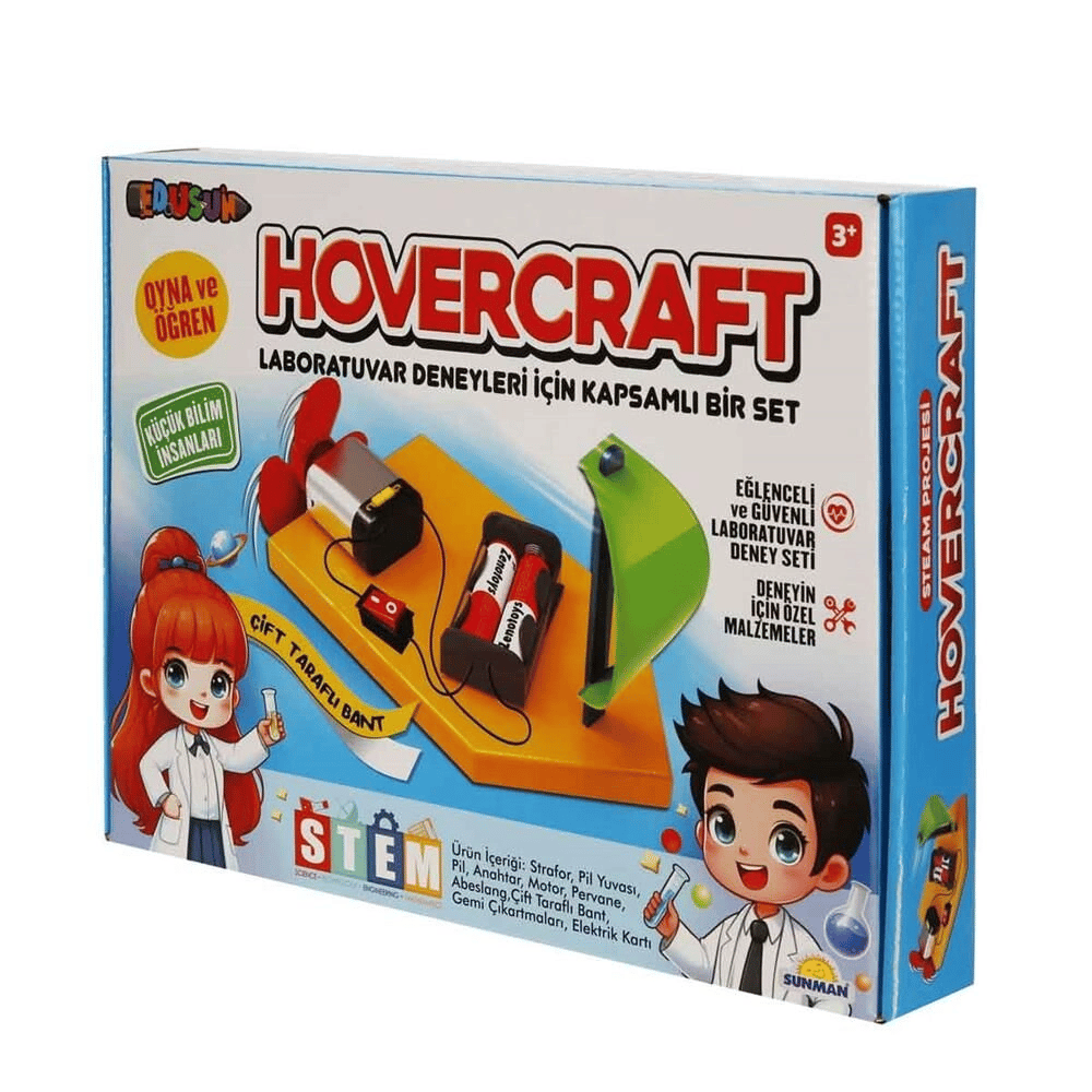S01005062 SUN-YEK-EDS BİLİM SET HOVERCRAFT DENEY