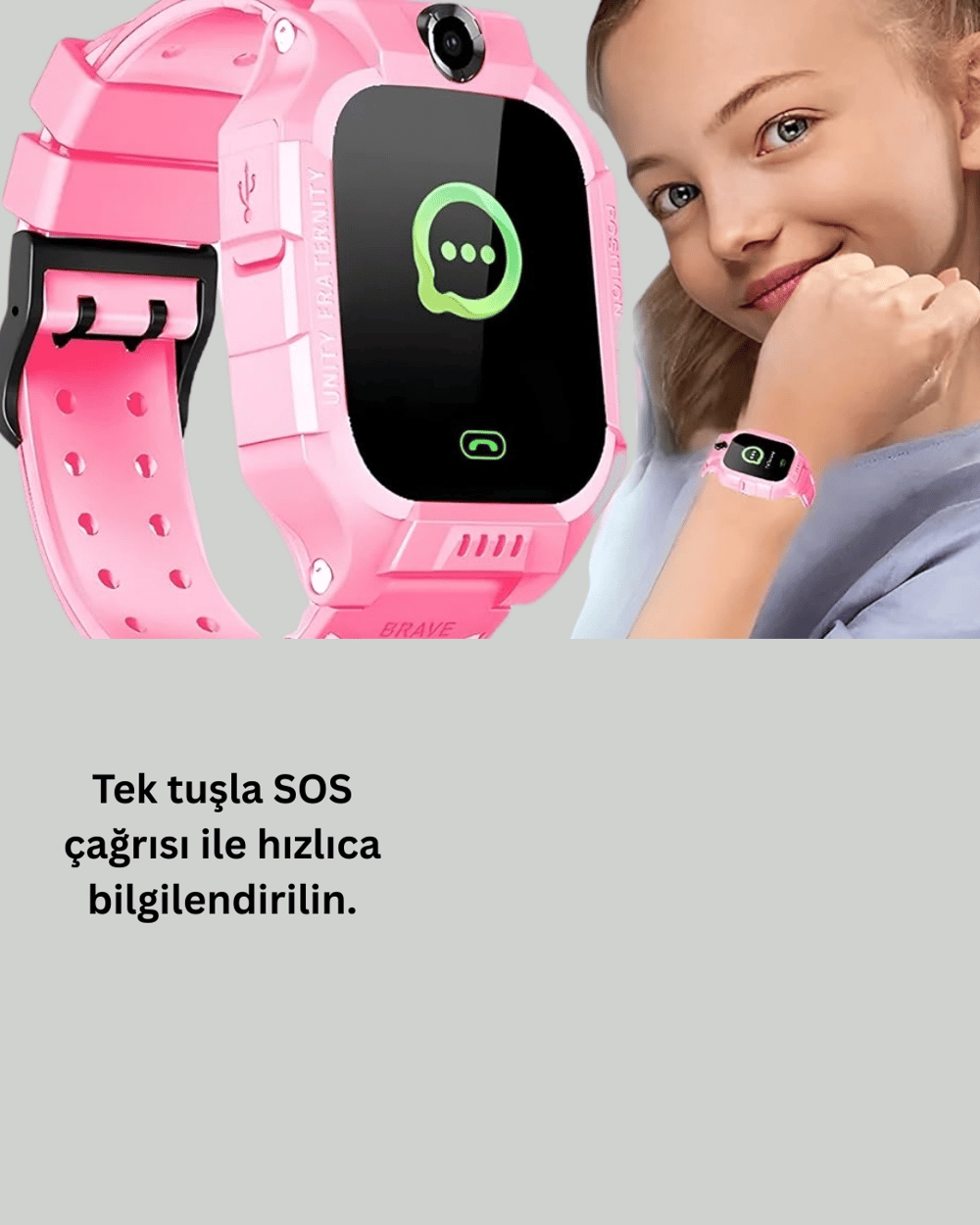 S10 Çocuk Akıllı Saati Konum Geçmişi ve Alarm Fonksiyonlu
