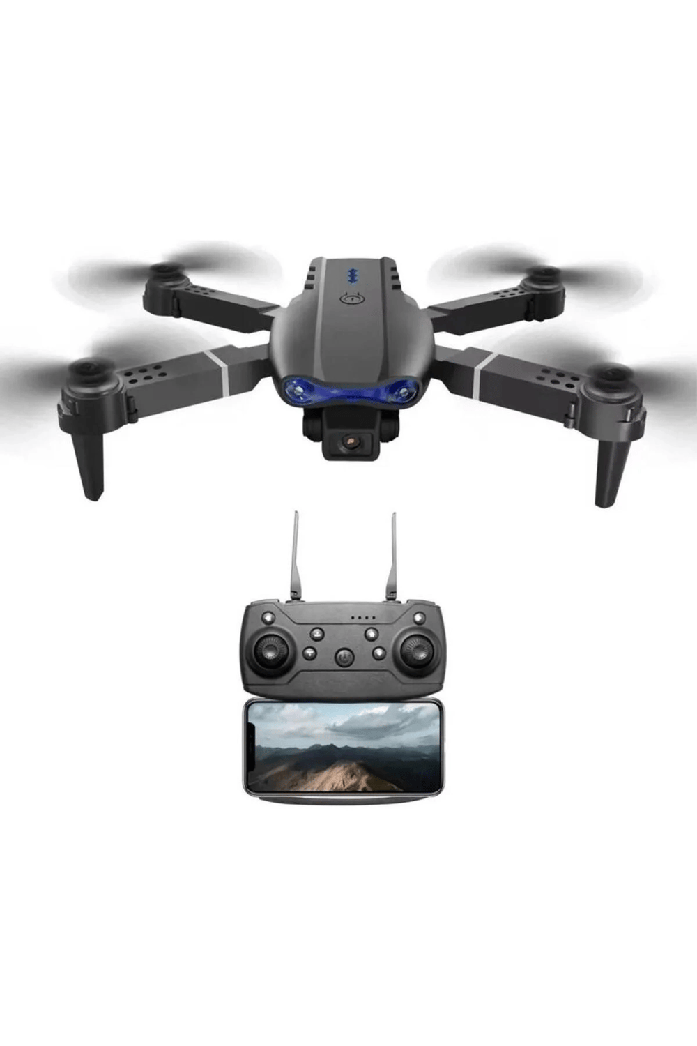 SH Kaydı Gerektirmeyen Drone - Renk: Çok Renkli, Kamera Özelliği: 1080P FULL HD, GPS