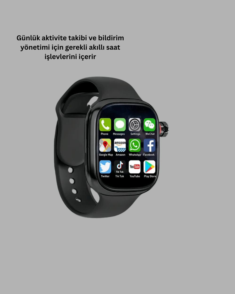 SIM Kartlı GPS Destekli Akıllı Saat Sesli Görüşmeli