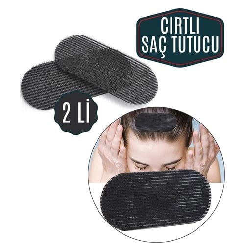 Saç Tutucu Ayırıcı Cırt Bant Berber Saç Bantı 2 Adet Pratik Saç Aksesuarı 717293