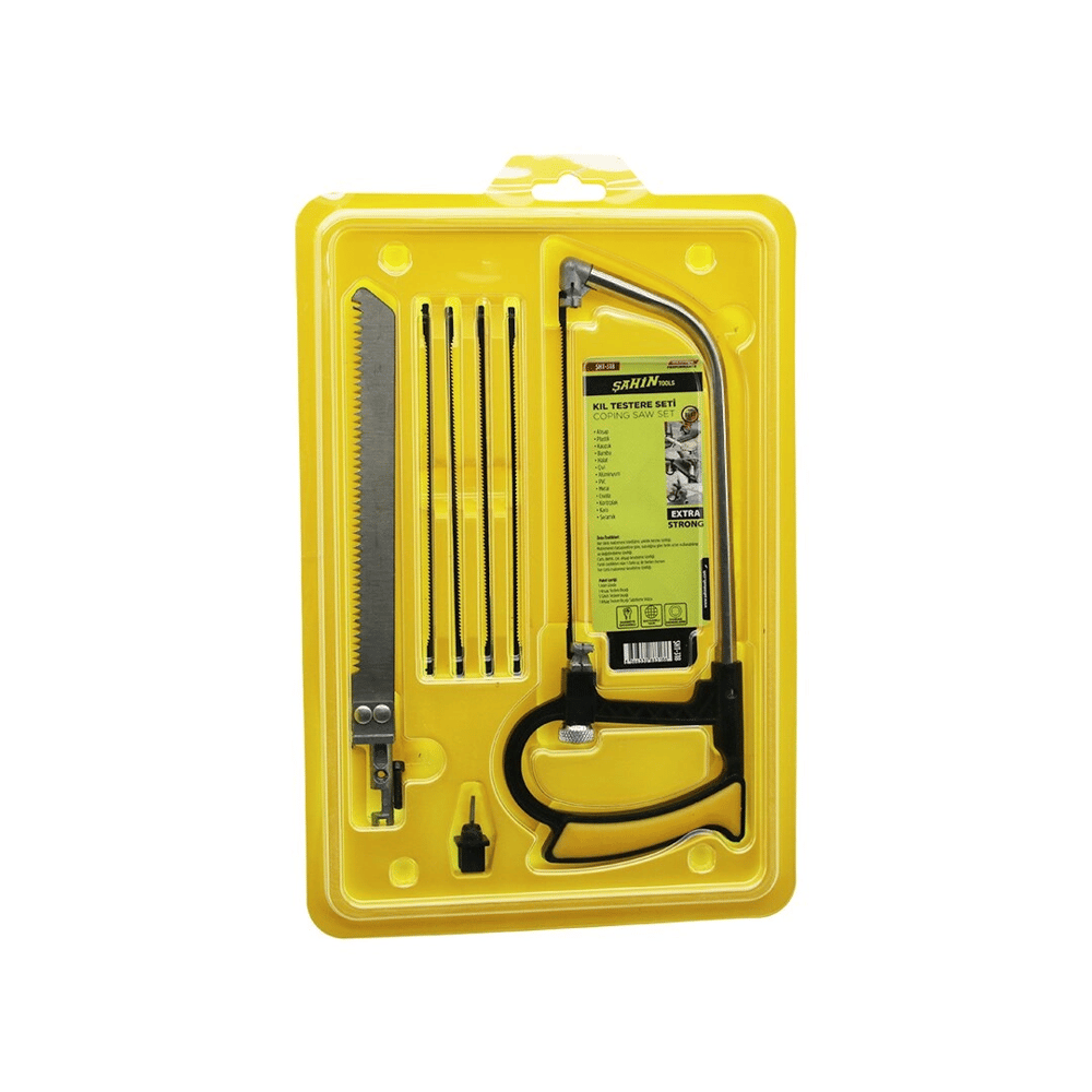 Şahin Tools Şht-318 Kıl Testere Seti ( 5ad. Kıl + 1ad.ahşap Testere Bıçak) (ahşap-plastik-metal-kemik-boru-halat)*50
