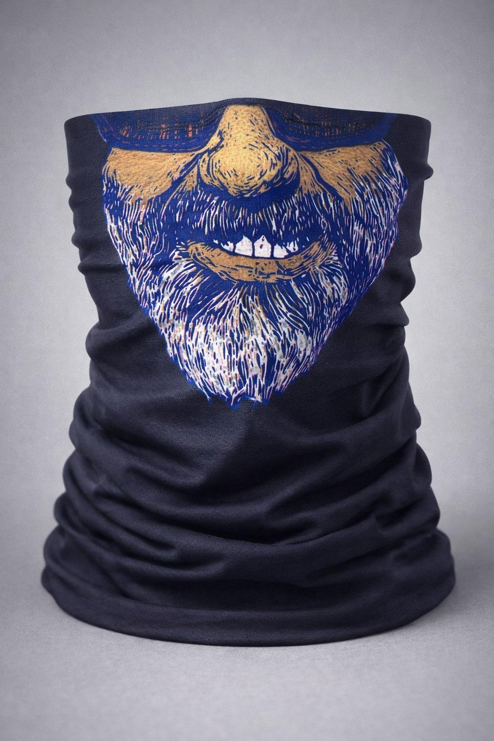 Sakallı Yüz Desenli Baf Buff – Çok Amaçlı Boyunluk &amp; Maske 1 No (3936)