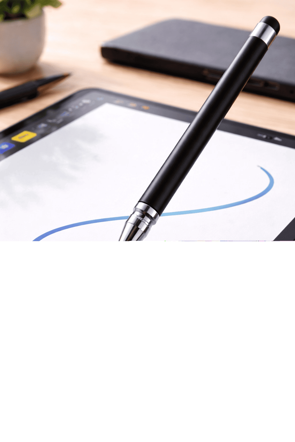 Samsung J8 Prıme Uyumlu Dokunmatik Stylus Kalem Disk Uçlu Hassas Tablet Telefon Çizim Kalemi