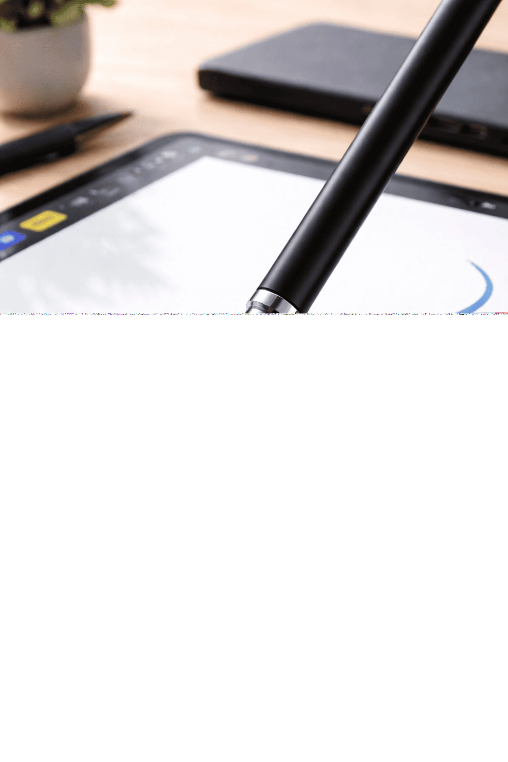 Samsung M31s Uyumlu Dokunmatik Stylus Kalem Disk Uçlu Hassas Tablet Telefon Çizim Kalemi