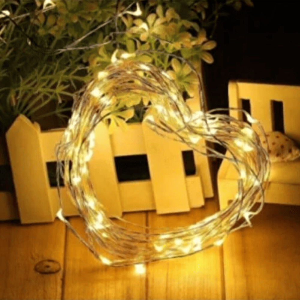 Sarı Peri Led Flaşlı Işık – 3 Metre Dekoratif Oda Ve Organizasyon Aydınlatması Bx40