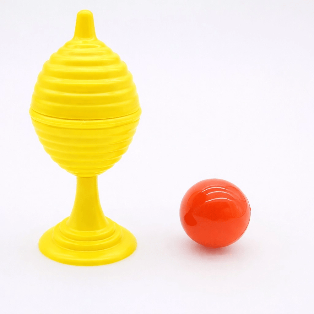 Sarı Renk Sihirli Kupa Top Kaybetme Oyunu 7 Cm Bx40