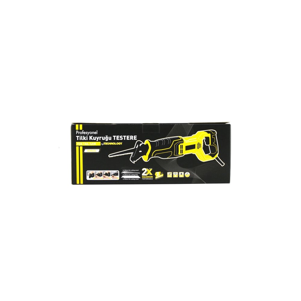 Sarı Tilki Kuyruğu Elektrikli Testere 230v 0-2800 Rpm Asr-624 Bx40