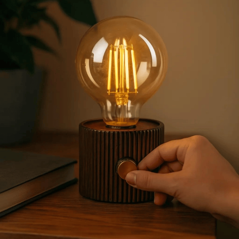 Şarjlı Dekoratif Masa Lambası - Kademesiz Dimmer - Type-C Bağlantılı
