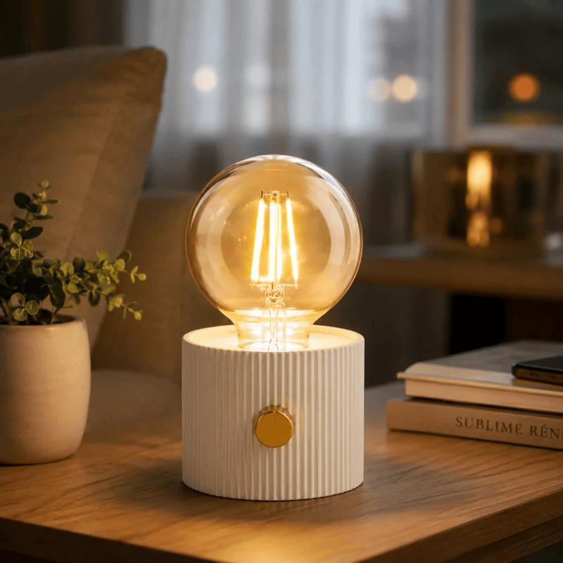 Şarjlı Dekoratif Masa Lambası - Kademesiz Dimmer - Type-C Bağlantılı