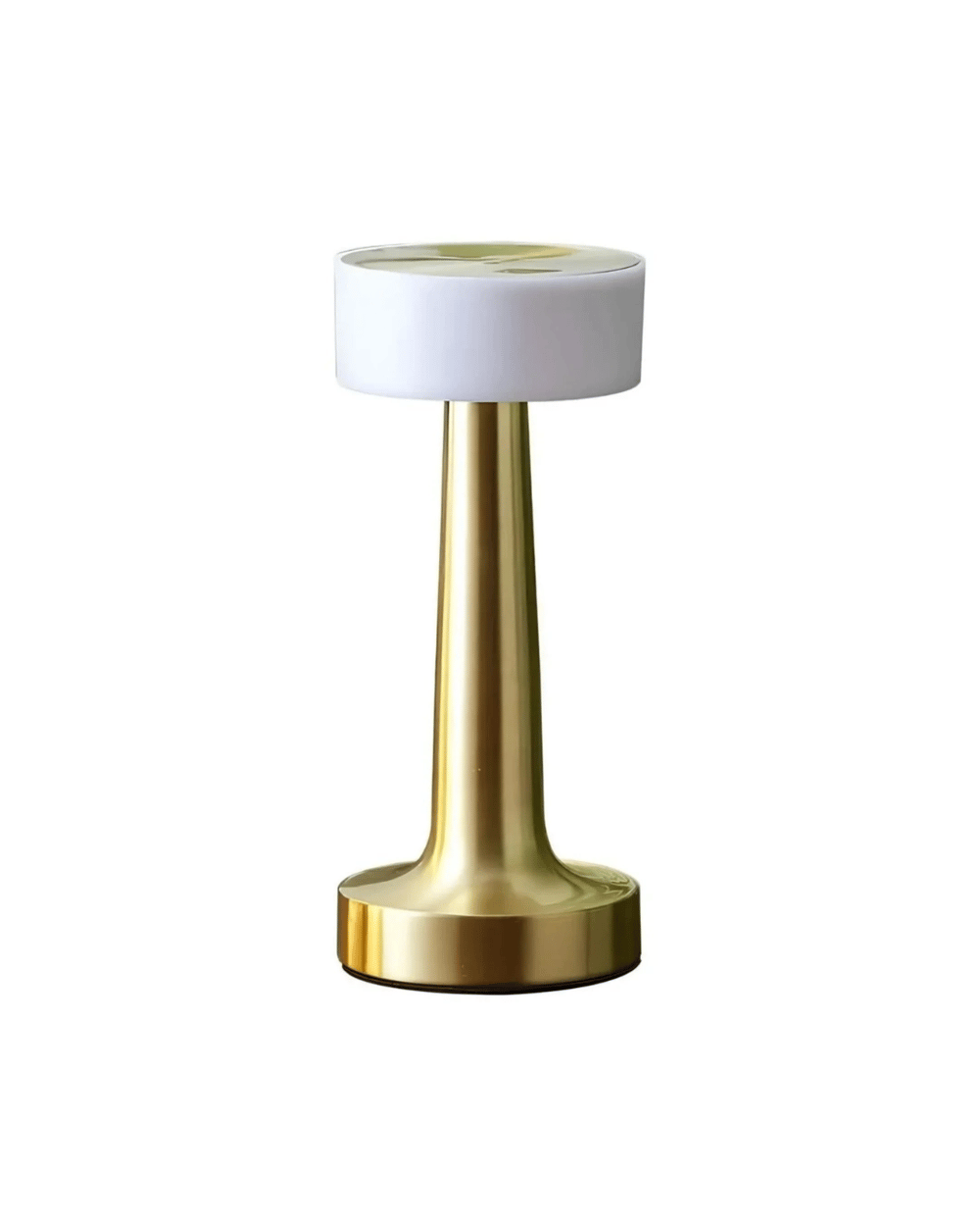 Şarjlı Gold Mantar Masa Lambası Dimmer Ayarlı Kablosuz LED Lamba
