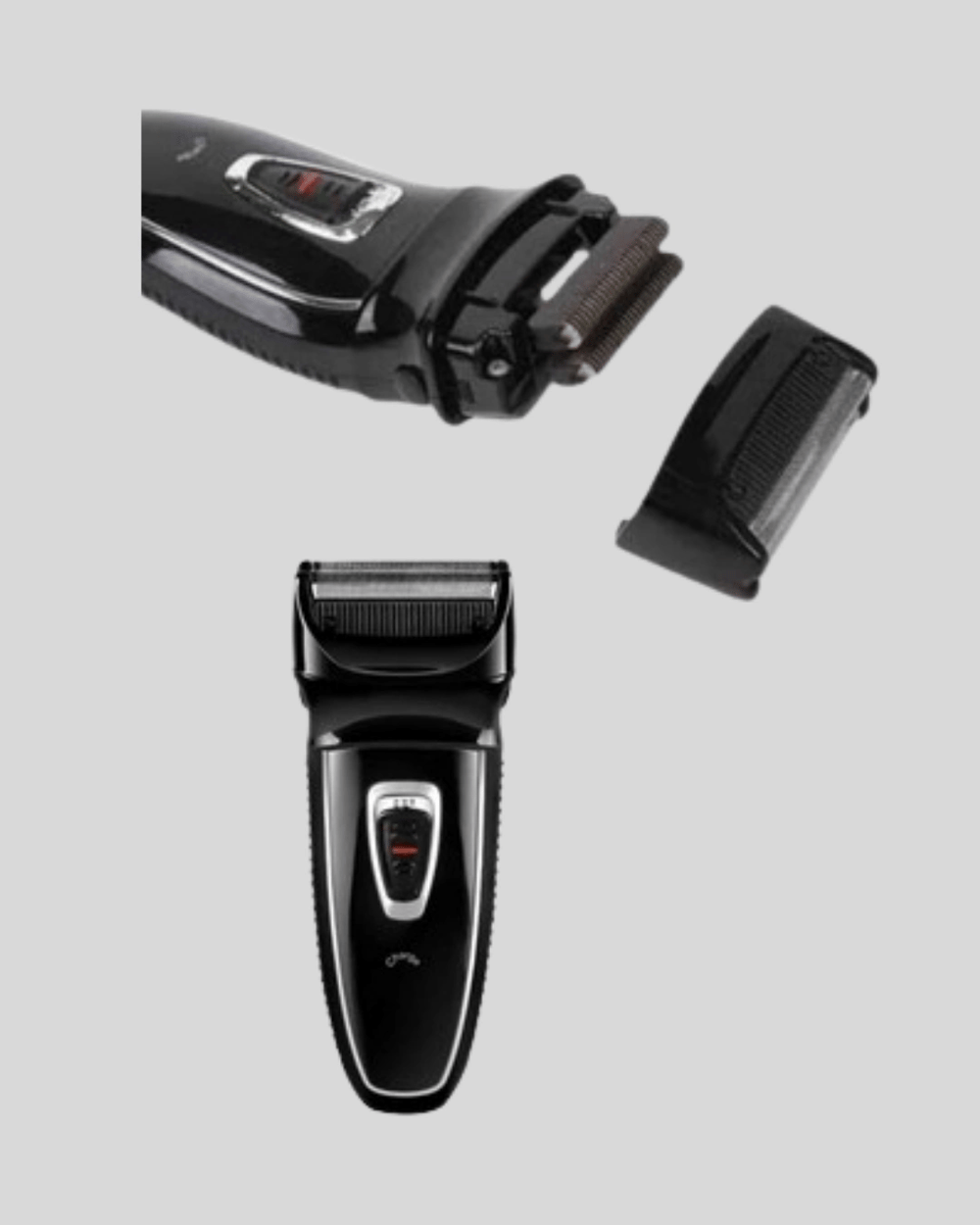 Şarjlı Kablosuz Tıraş Makinesi Çift Başlık Kuru Tıraş Ergonomik Taşınabilir