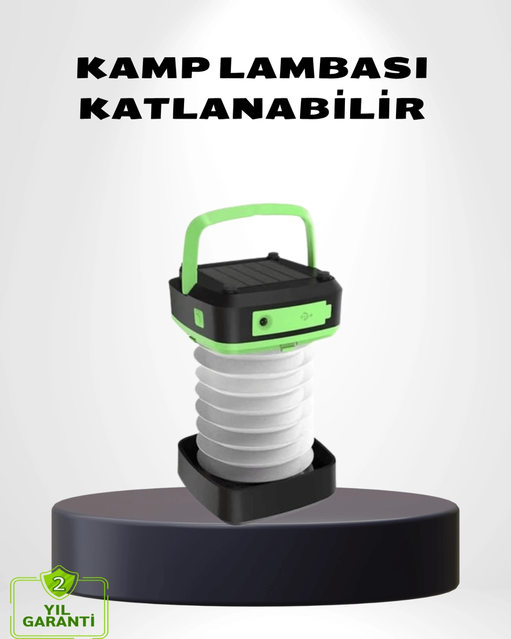 Şarjlı LED Lamba – Dokunmatik Sensörlü, 3 Kademeli Parlaklık