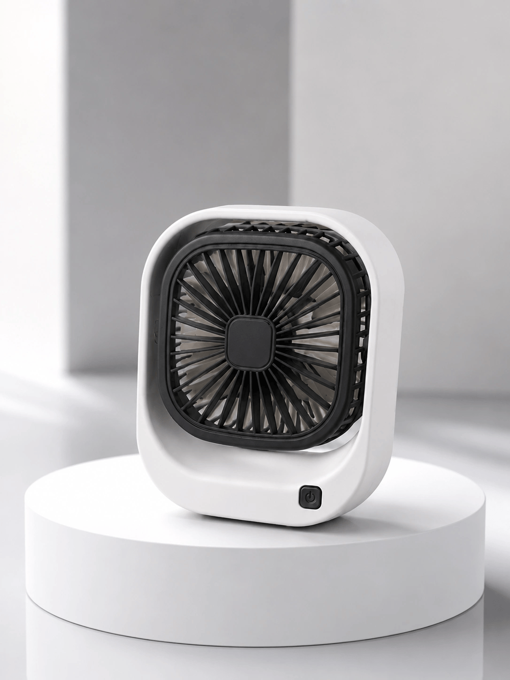Şarjlı Masaüstü Fan 3 Kademeli Hız Ayarlı Güçlü Hava Akışı