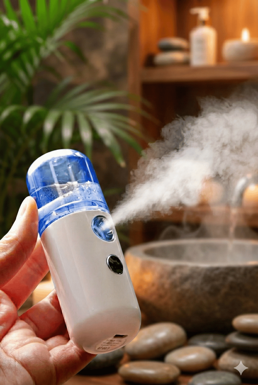 Şarjlı Mini Yüz Nemlendirici Dezenfektan Cihazı Mist Sprayer