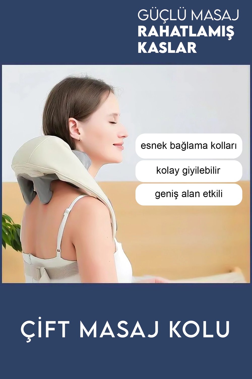 Şarjlı ovmalı boyun, sırt ve bacak masaj cihazı - Süpermarket - Sağlık Kategorisi