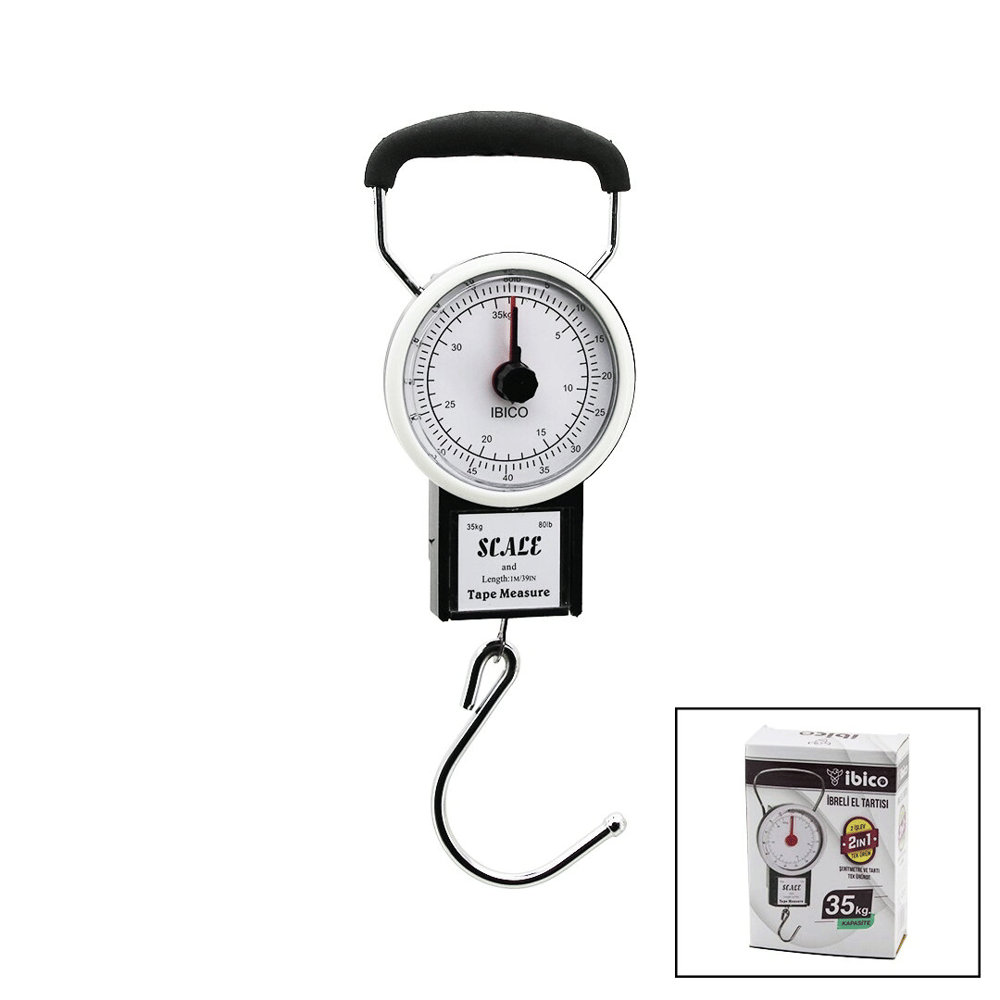 Scale 2in1 İbreli Kantar - Metre Bx40