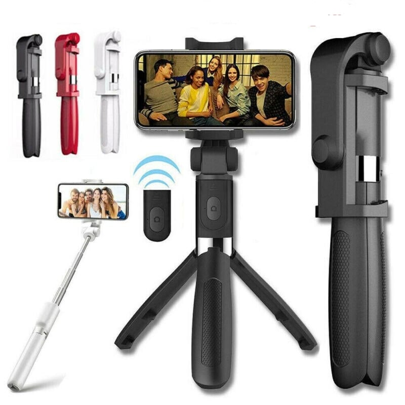 Selfie Stick L01 Bluetooth Kumandalı Selfie Çubuğu Tripod Monopod Bx40