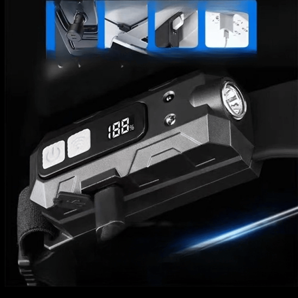 Sensörlü Cob Xpg Led Kafa Lambası Wt-066