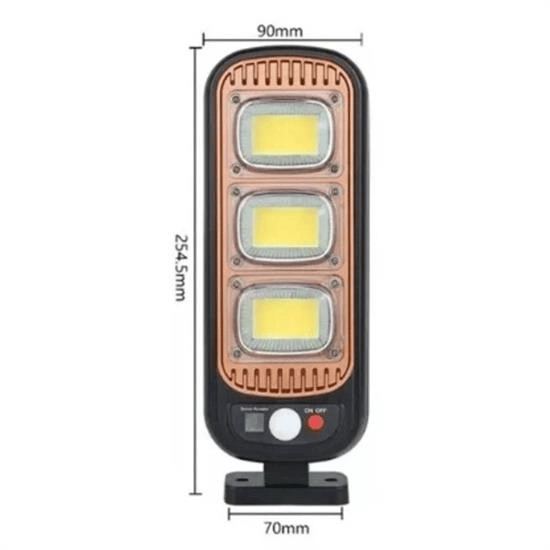Sensörlü Güneş Enerjisi İle Şarj Olabilen Duvara Monte Solar Aydınlatma  Gl-84069 Bx40