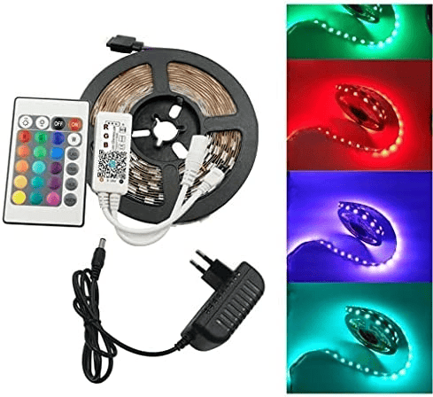 Şerit Led 5 Metre Kumandalı Animasyonlu Rgb Bx40