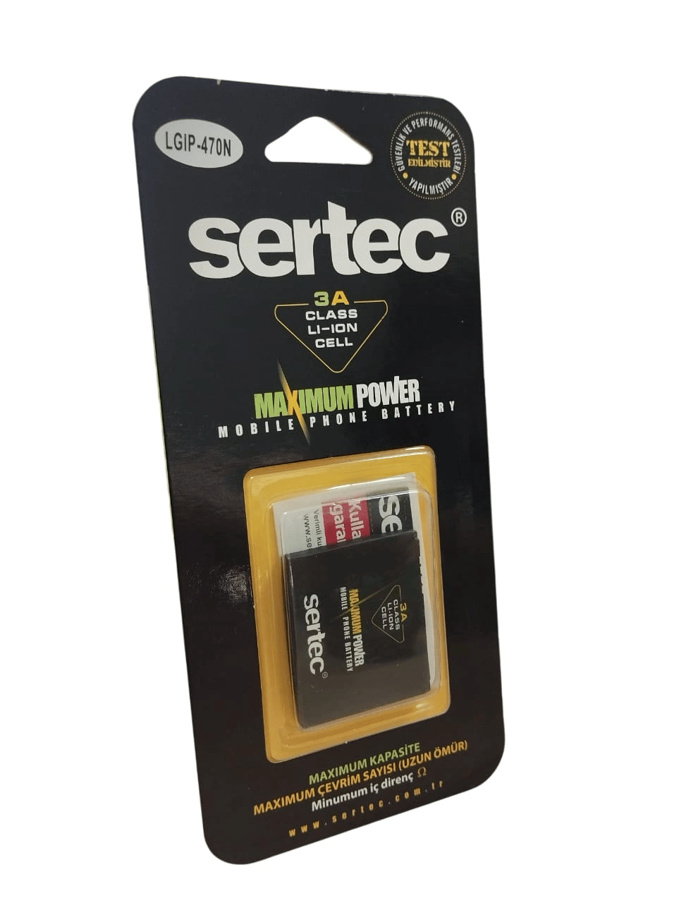 Sertec - Lg Gd580 / Lgıp-470n Uyumlu Batarya