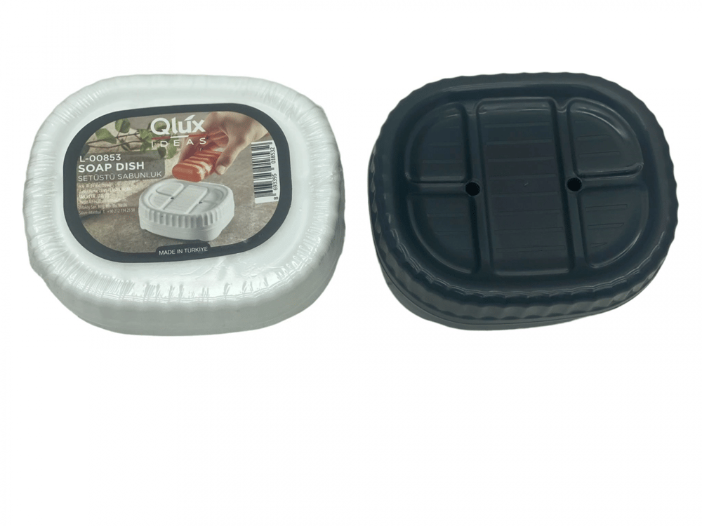 Set Üstü Katı Sabunluk Kapaklı Plastik Bx40
