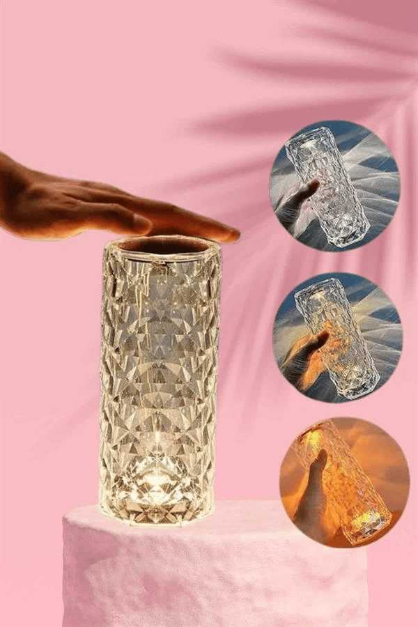 Sevgililer Gününe Özel Romantik Kristal Gece Lambası Sevgiliye Hediye