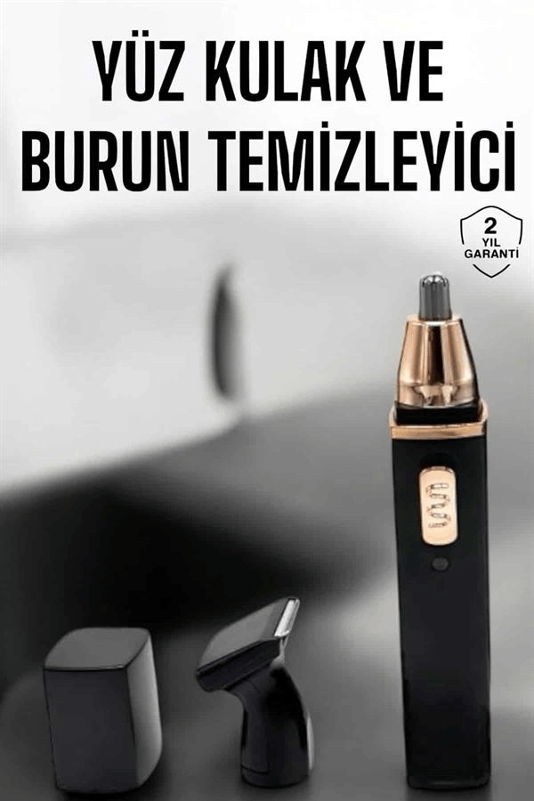 Seyahat Tipi Mini Taşınabilir Siyah Burun Kulak Yanak Kıl ve Tüy Temizleme Makinesi