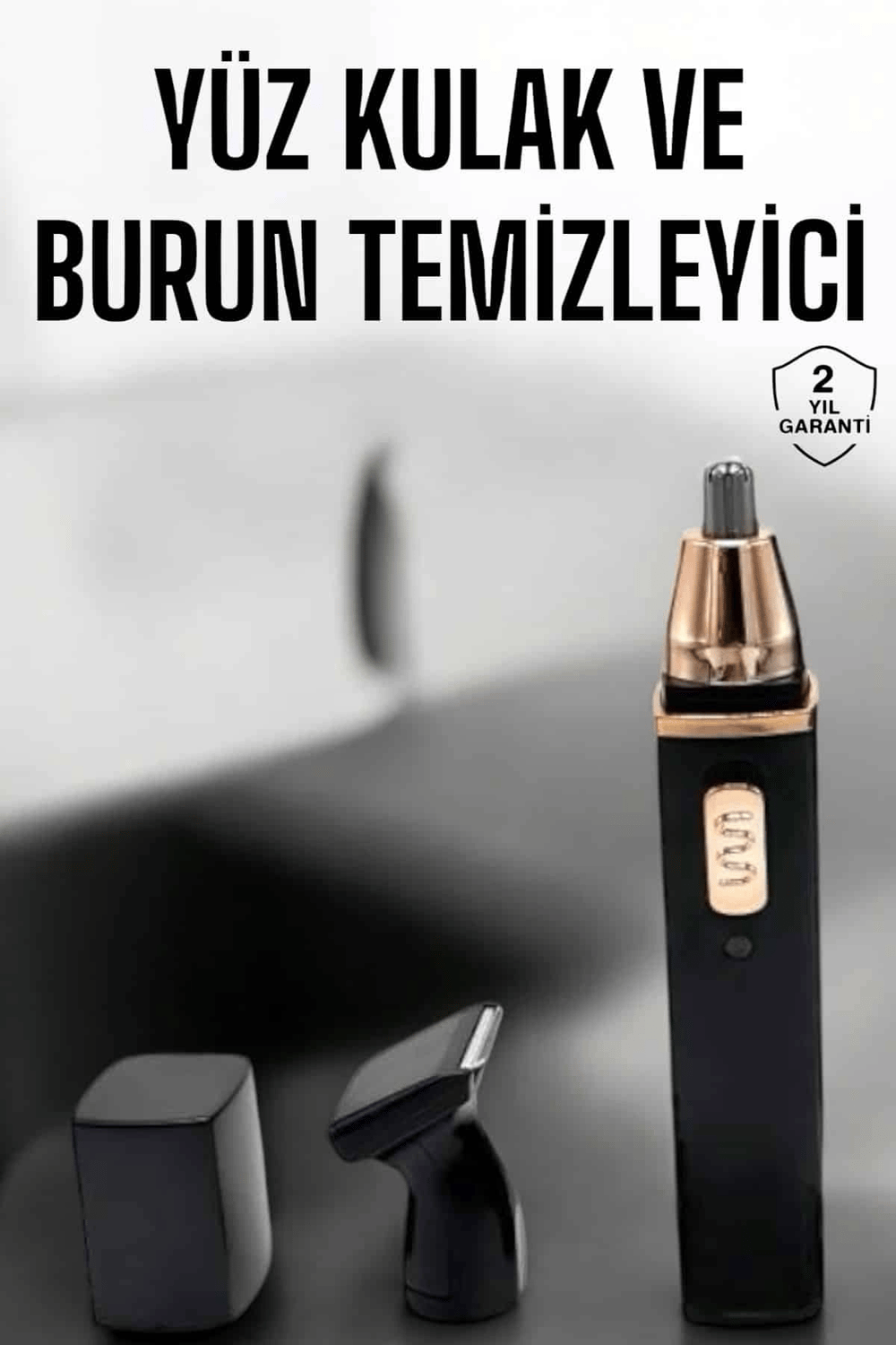 Seyahat Tipi Mini Taşınabilir Siyah Burun Kulak Yanak Kıl ve Tüy Temizleme Makinesi