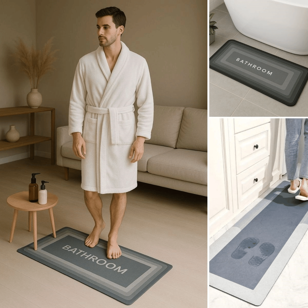 Sihirli Süper Su Emici Kaymaz Tabanlı Uzun Paspas 40*120 Cm Bx40