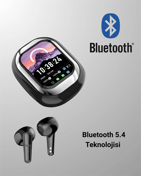 Şık, Akıllı ve Güçlü: LED Ekranlı Kablosuz Kulaklık Seti