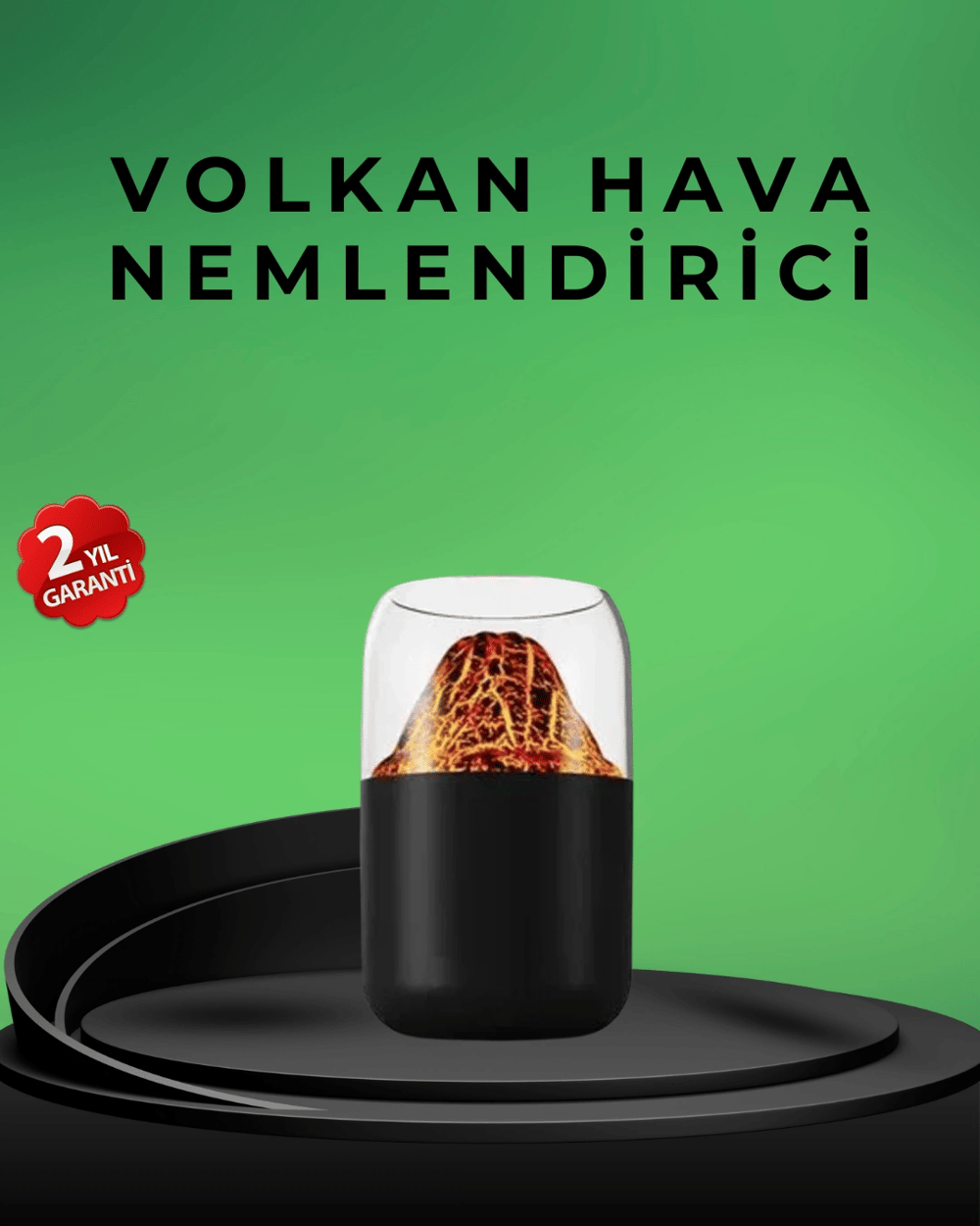 Şık Tasarımlı Aromaterapi ve Nemlendirici Cihaz
