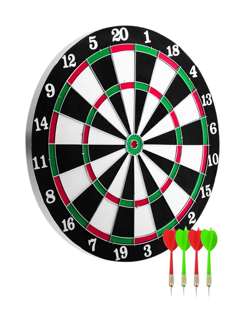 Şık Tasarımlı Dart Tahtası 12 İnç Dayanıklı Ahşap Gövde