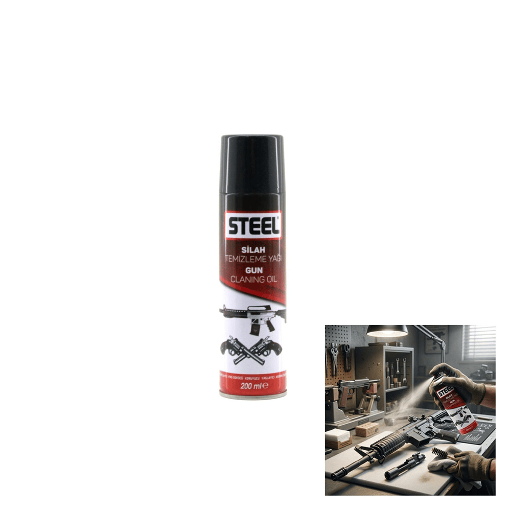 Silah Temizleme Yağı - Sprey 200ml Bx40