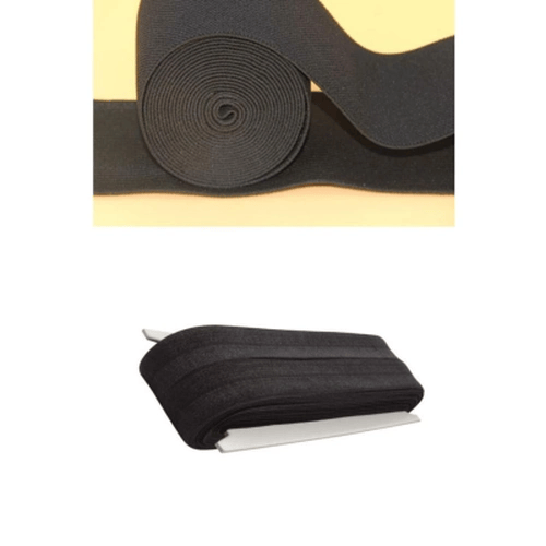Siyah - 1.5cm Paça Lastik Yassı Geniş 10mt. Bx40