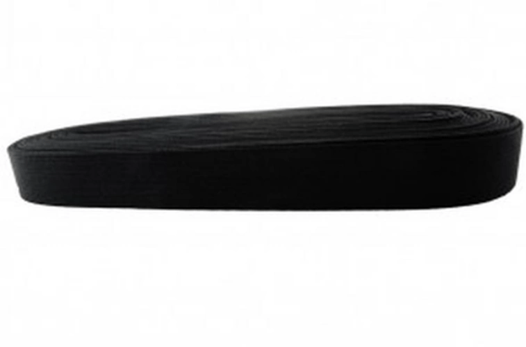Siyah - 2cm Paça Lastik Yassı Geniş 10mt Bx40