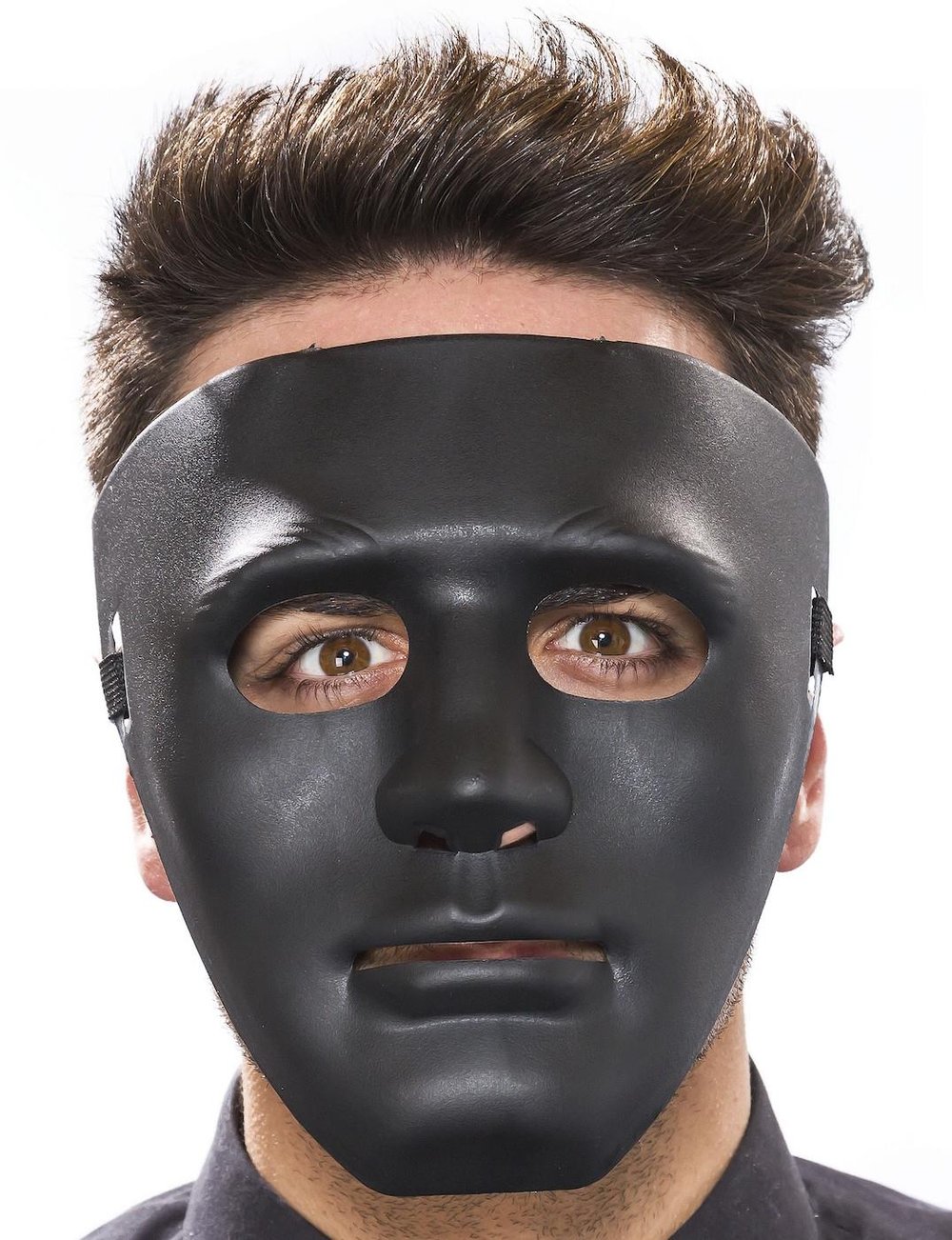 Siyah Renk Hip Hop Anonim Jabbawockeez Dans Maskesi 18x19 cm (3936)