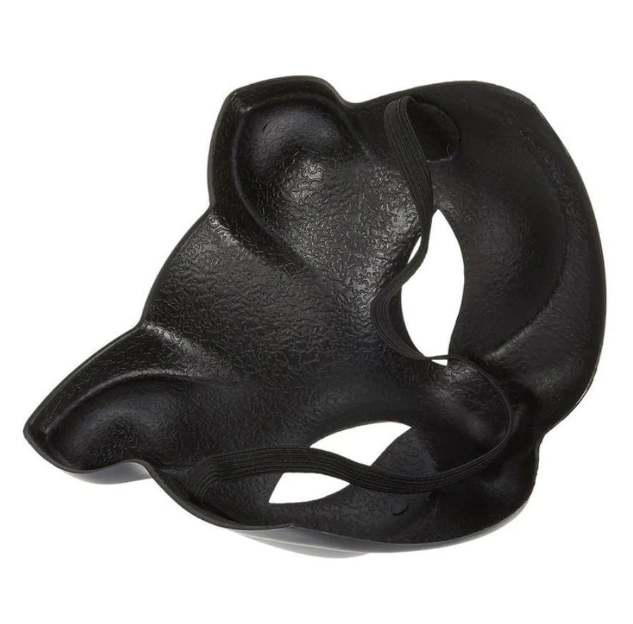 Siyah Renk Lüks Kedi Maskesi 12x13 cm (3936)