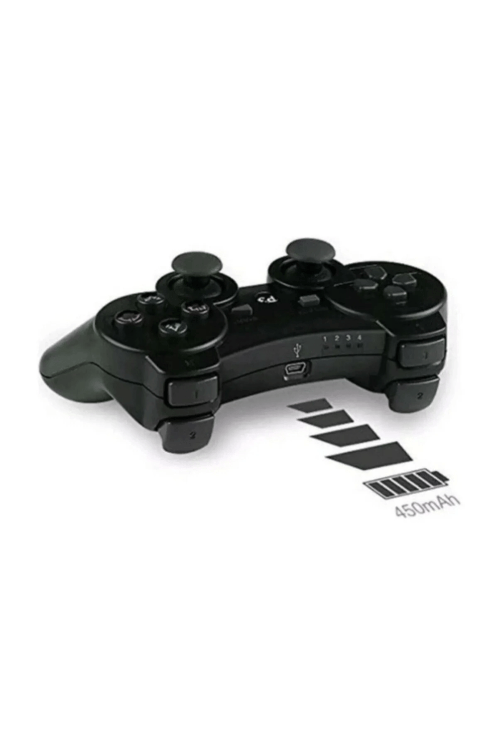 Siyah wireless joystick hızlı şarj özellikli Playstation 3 uyumlu 1 yıl garantili