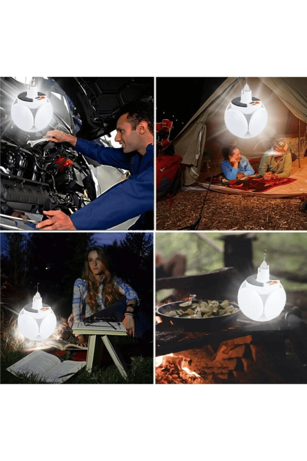 Solar 5 Kanatlı Kamp Lambası