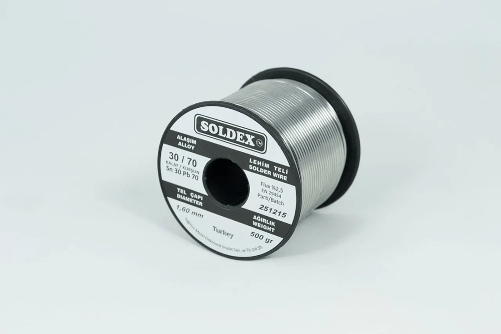 Soldex 30-70 Lehim Teli 500 Gr 1,6 Mm
